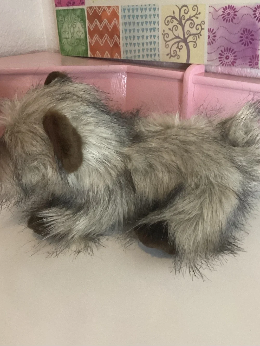Cairn Terrier Dog 11” Plush Demdaco Realistic Fuzzy Fur Nath & Jules